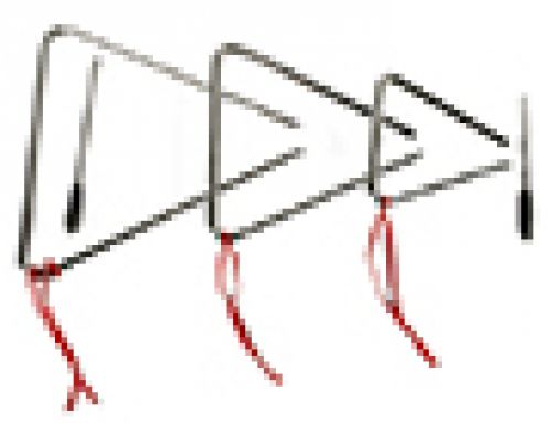 Triangulo amaya grande em aco 20x20 cm , Amaya , 68886 , 8421941471537